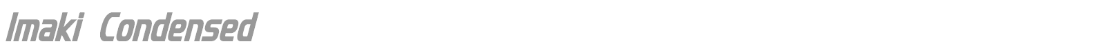 Imaki font preview
